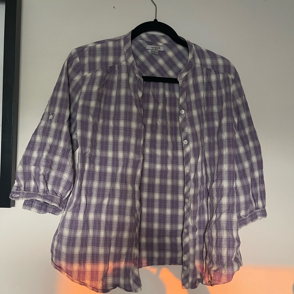 Carhartt Lavender Plaid Shirt